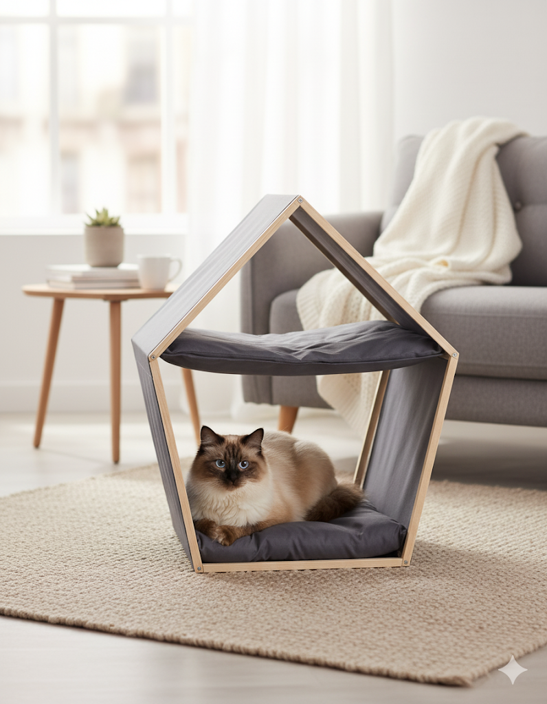 Nemmy Katzenlounge | Katzenhöhle Hängematte Katzenbett